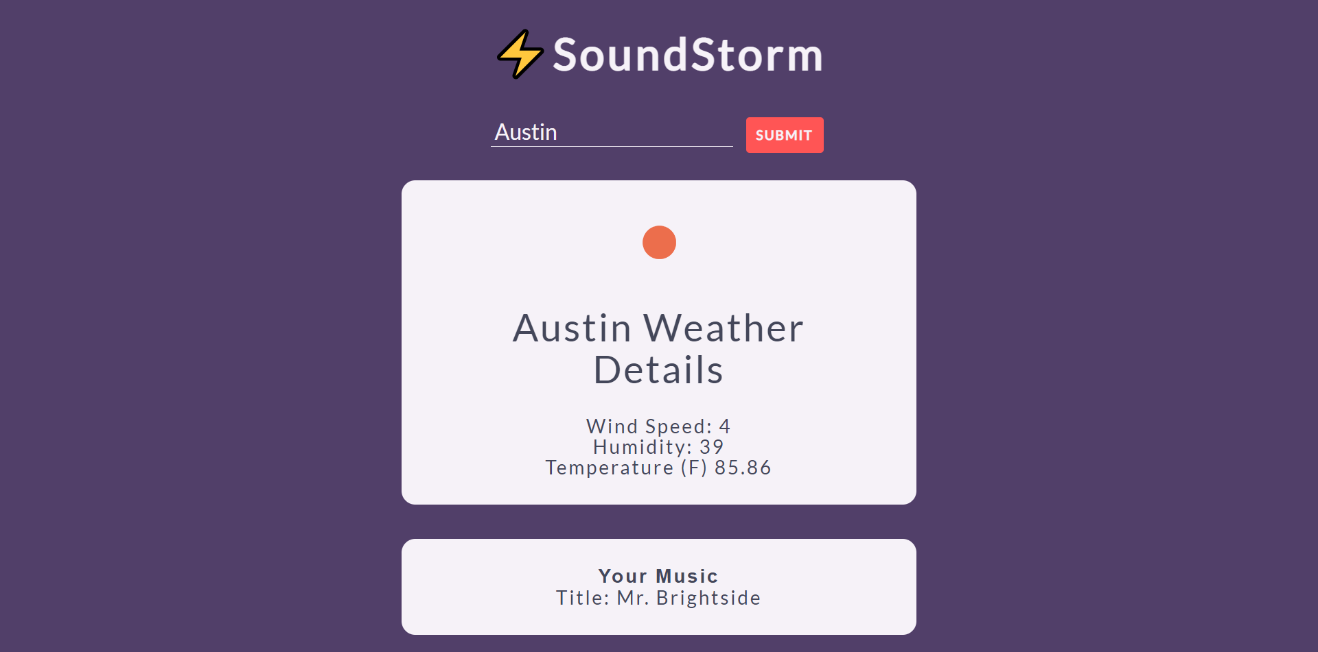 SoundStorm